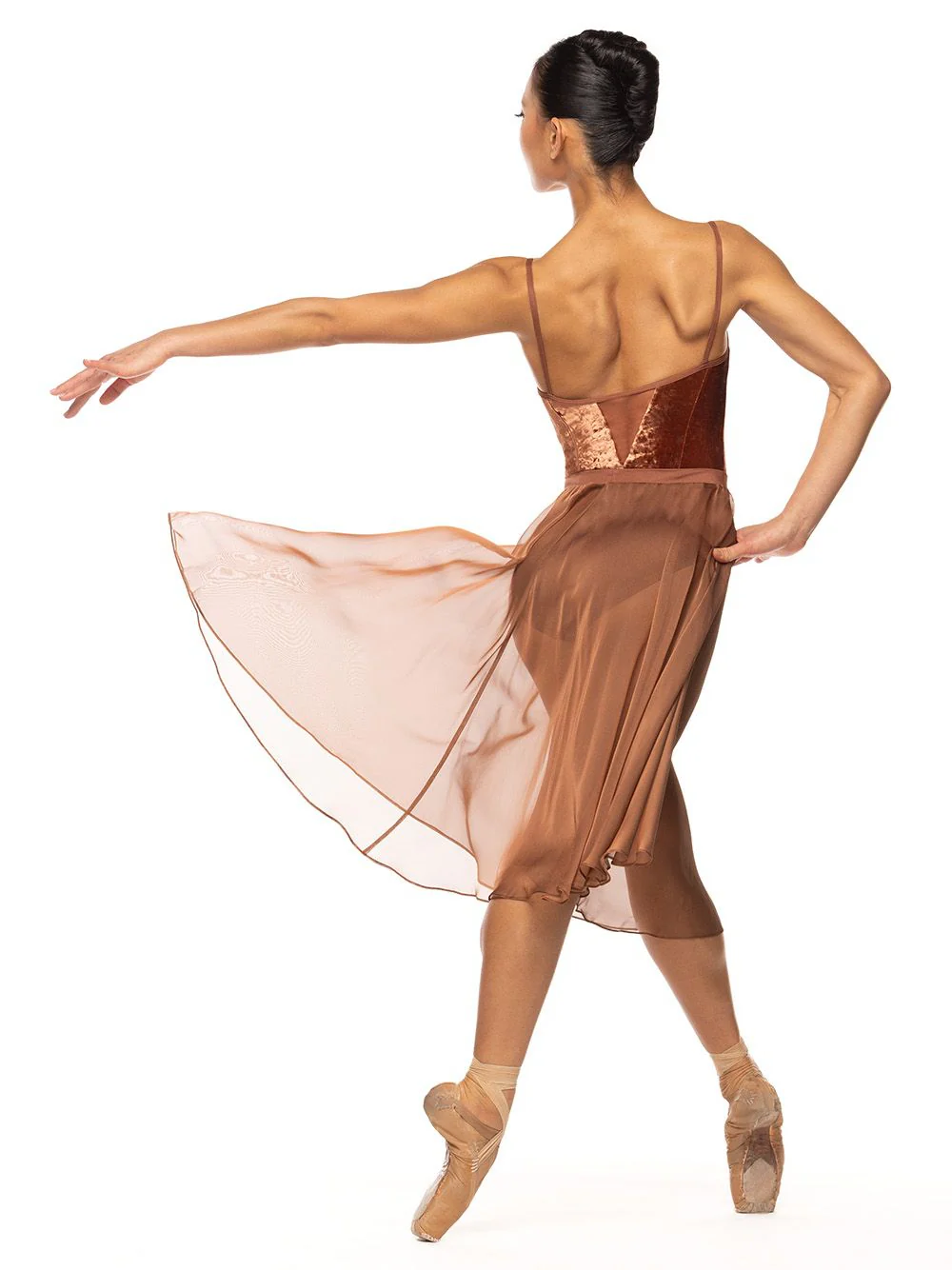 Chloe Leotard Spice Crushed Velvet RTW - Image 4