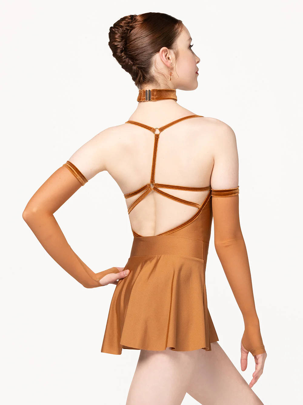 Choker Cognac Velvet RTW - Image 4