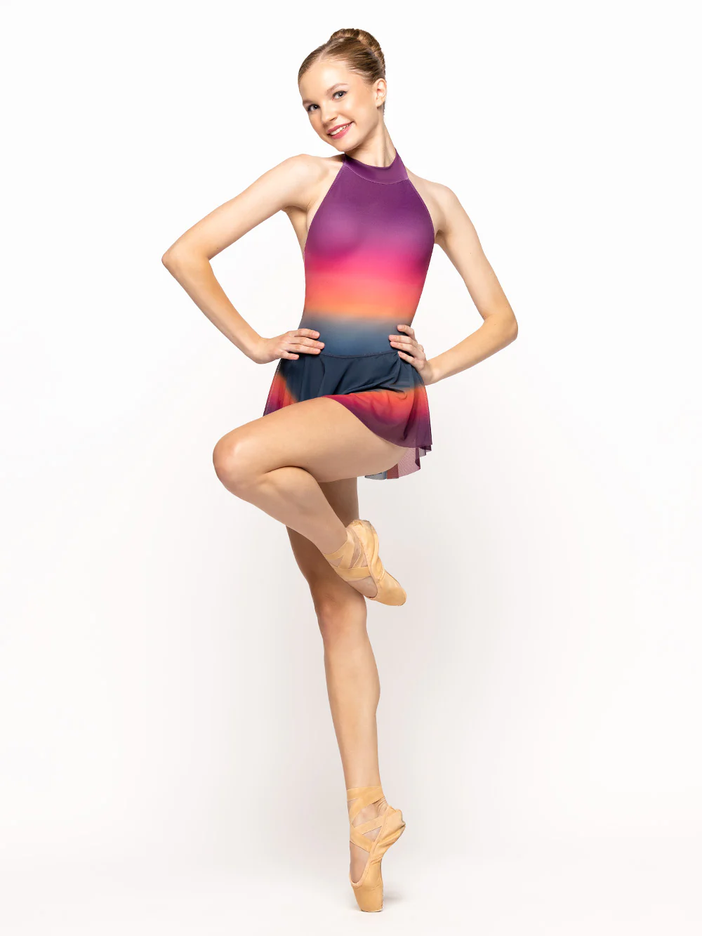 Circle Skirt Mini Ombre Mesh Kids RTW - Image 4