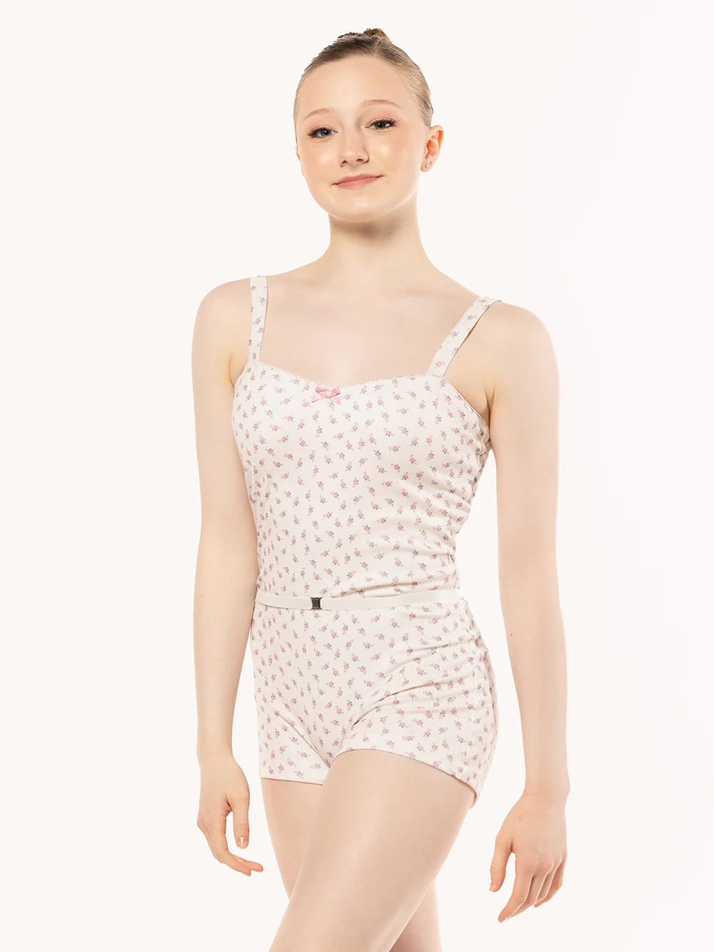 Deven Biketard Knit Cream Pointelle Kids RTW - Image 5