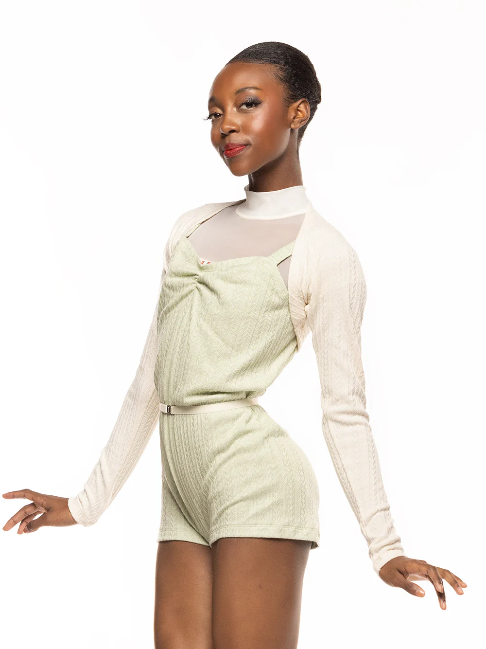 Deven Biketard Knit Honeydew Kids RTW - Image 5