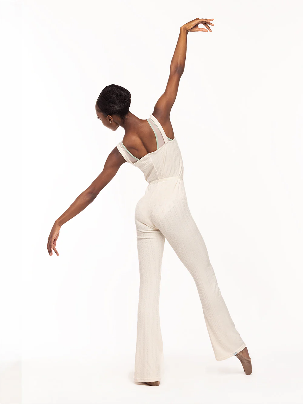 Deven Unitard Knit Cream Kids RTW - Image 2