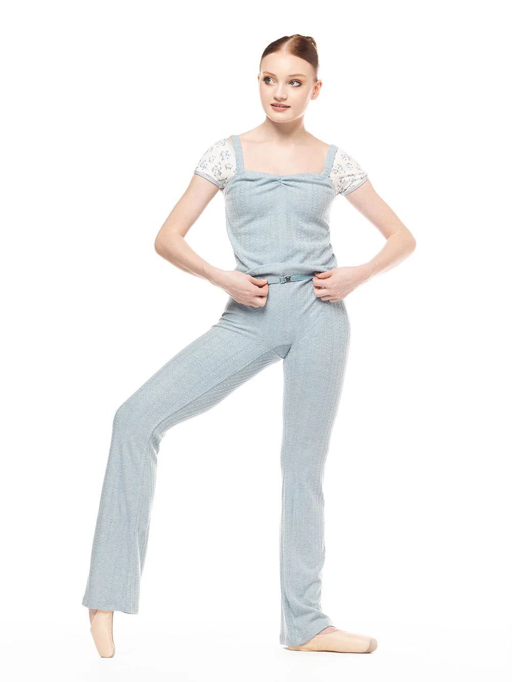 Deven Unitard Knit Light Blue RTW - Image 3