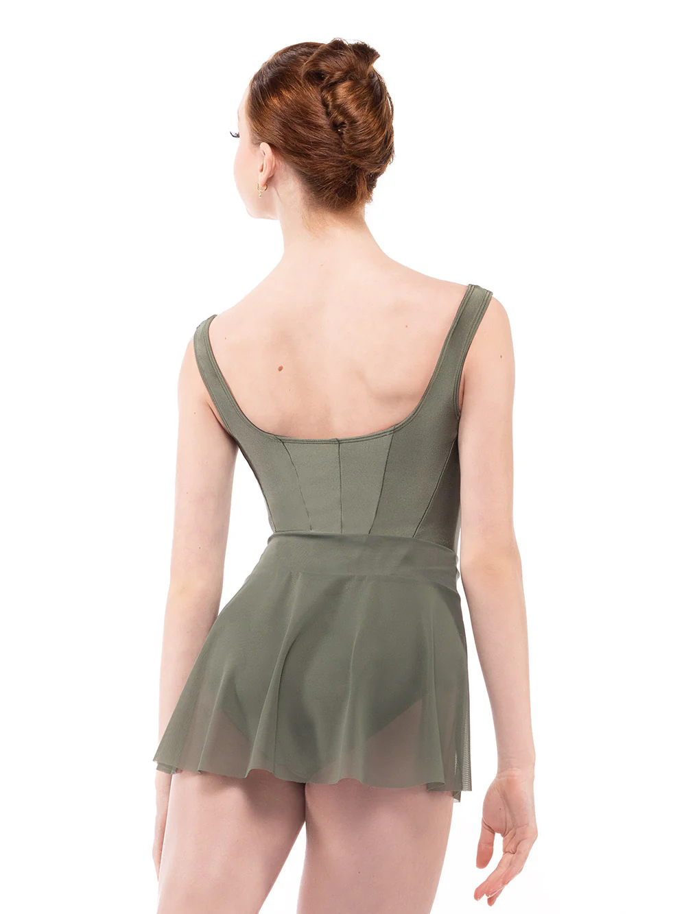Diana Leotard Dusty Olive Kids RTW - Image 4
