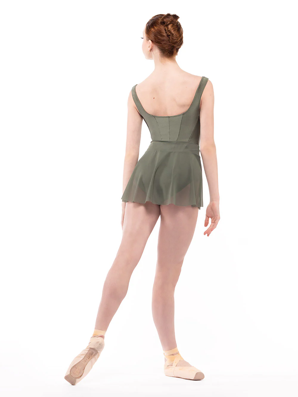 Diana Leotard Dusty Olive Kids RTW - Image 5
