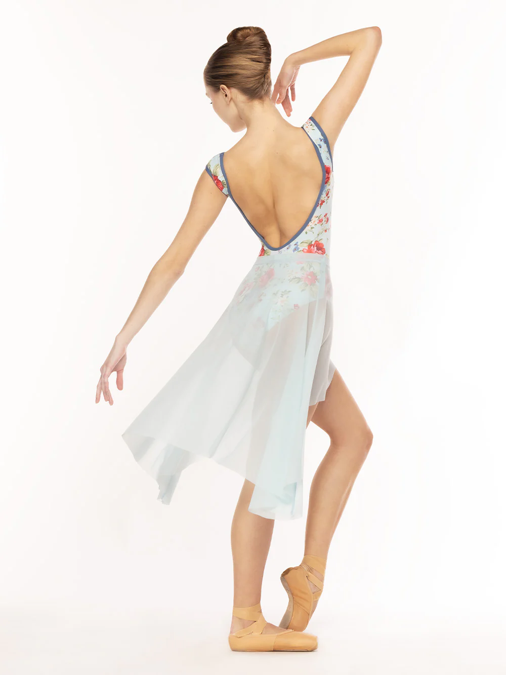 Dragonfly Short Skirt Powder Blue Mesh RTW - Image 7