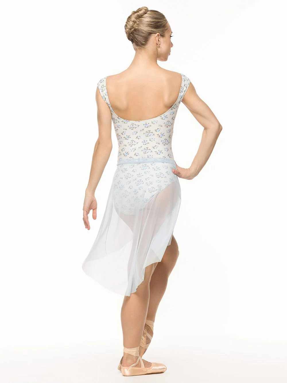 Dramatic High-Low Skirt Frost Mesh Kids RTW - Image 2