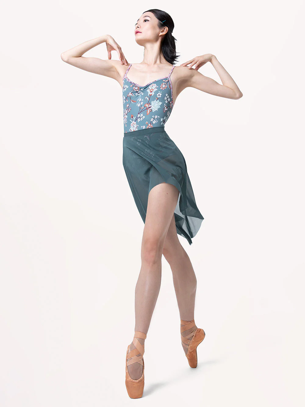 Dramatic High-Low Skirt Lagoon Mesh RTW - Image 4