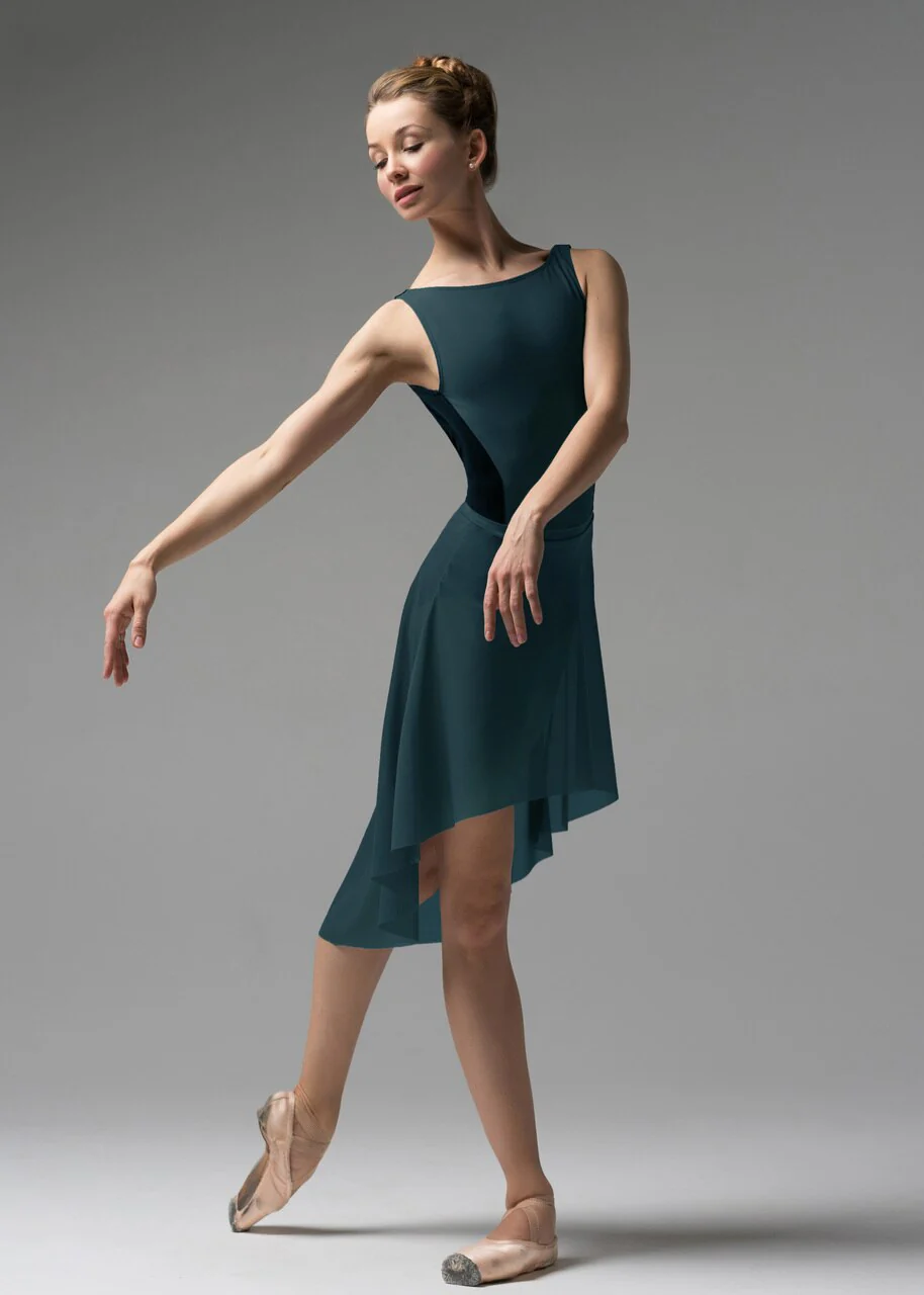 Dramatic High-Low Skirt Lagoon Mesh RTW - Image 7