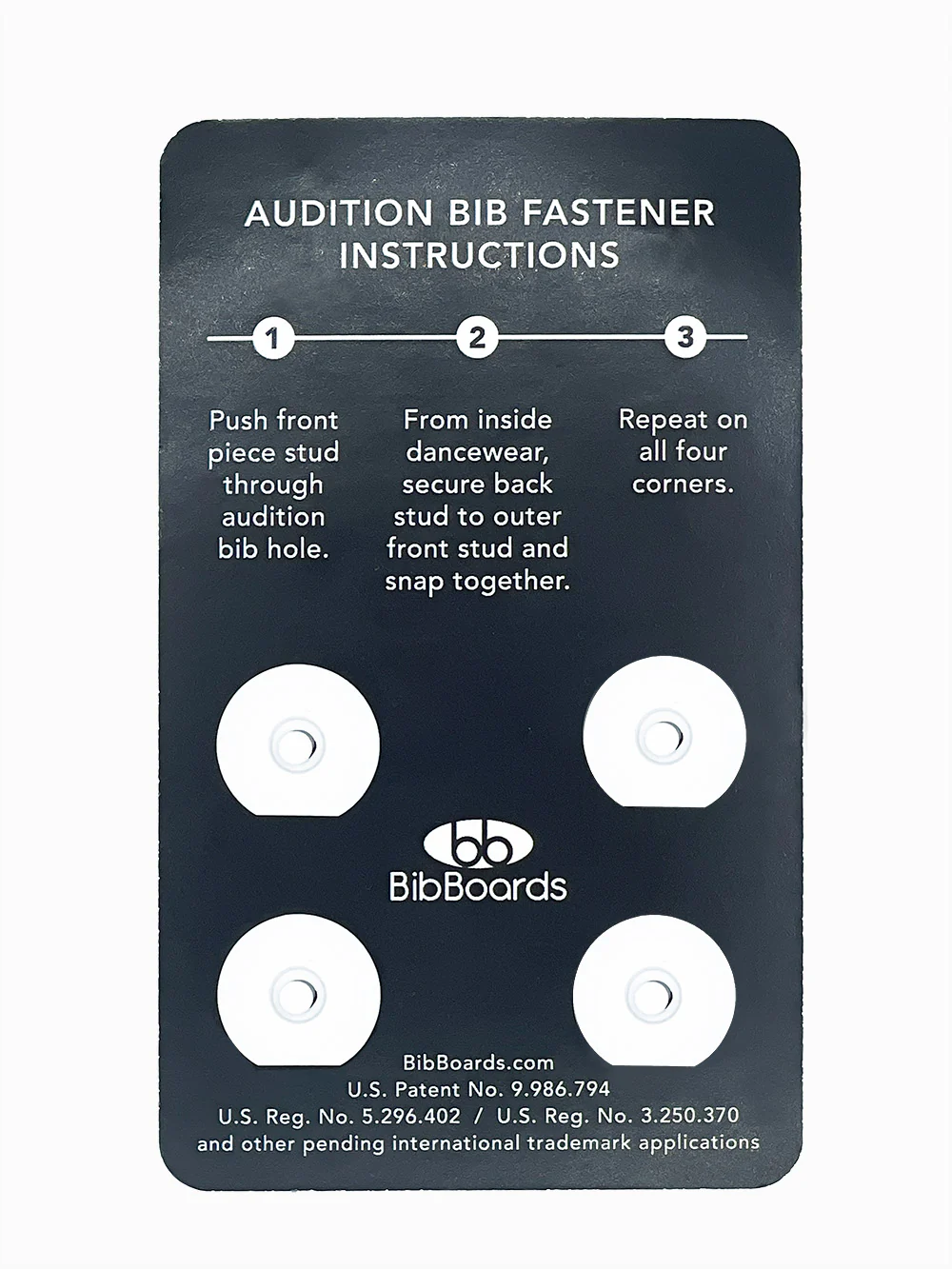 Elevé Audition Bib Snaps - Image 2