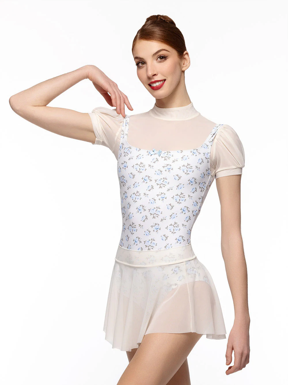 Evelyn Crop Top Cream Mesh Kids RTW - Image 3