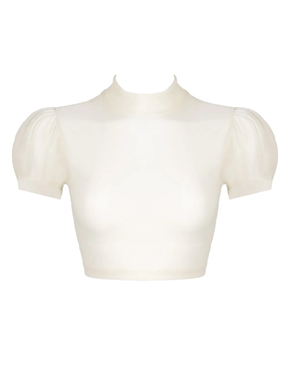 Evelyn Crop Top Cream Mesh Kids RTW - Image 5