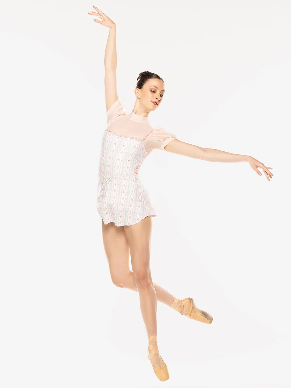 Evelyn Crop Top Powder Pink Mesh RTW - Image 3