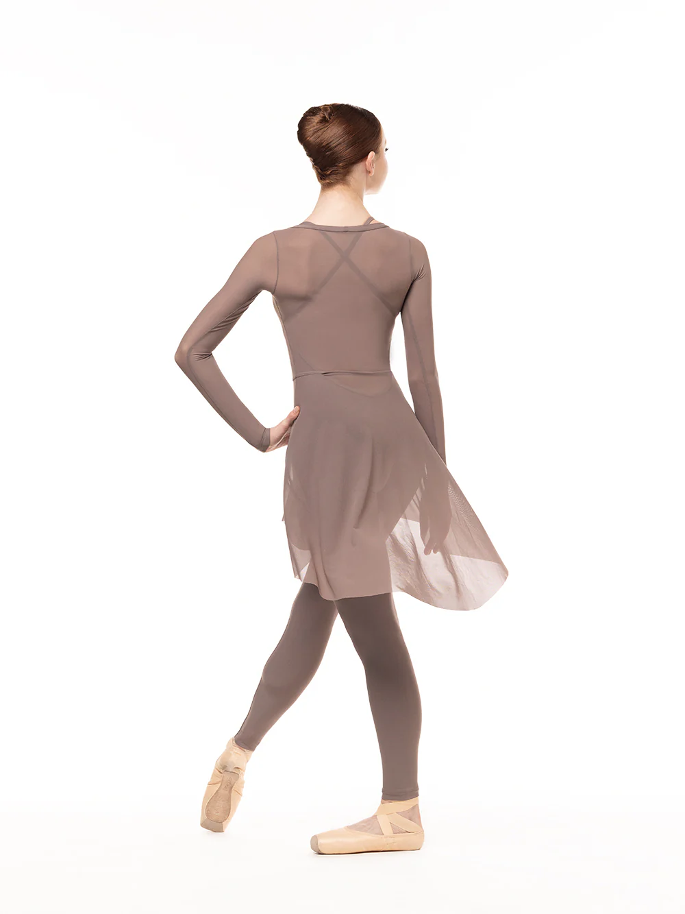 Everyday Dress Dramatic High-Low Truffle Mesh Kids RTW - Image 4