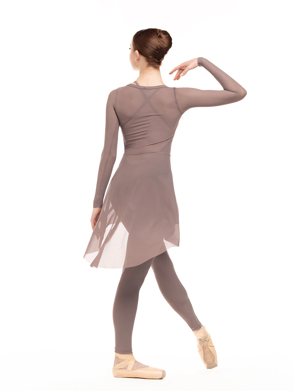 Everyday Dress Dramatic High-Low Truffle Mesh RTW - Image 2