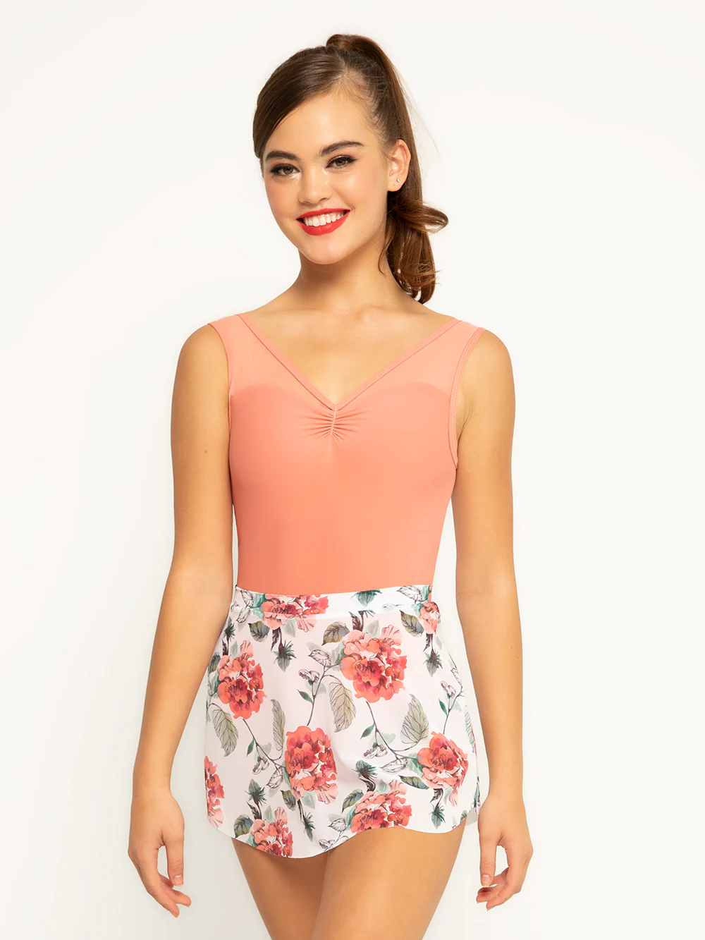 Fabiola Full Back Sunset Leotard RTW