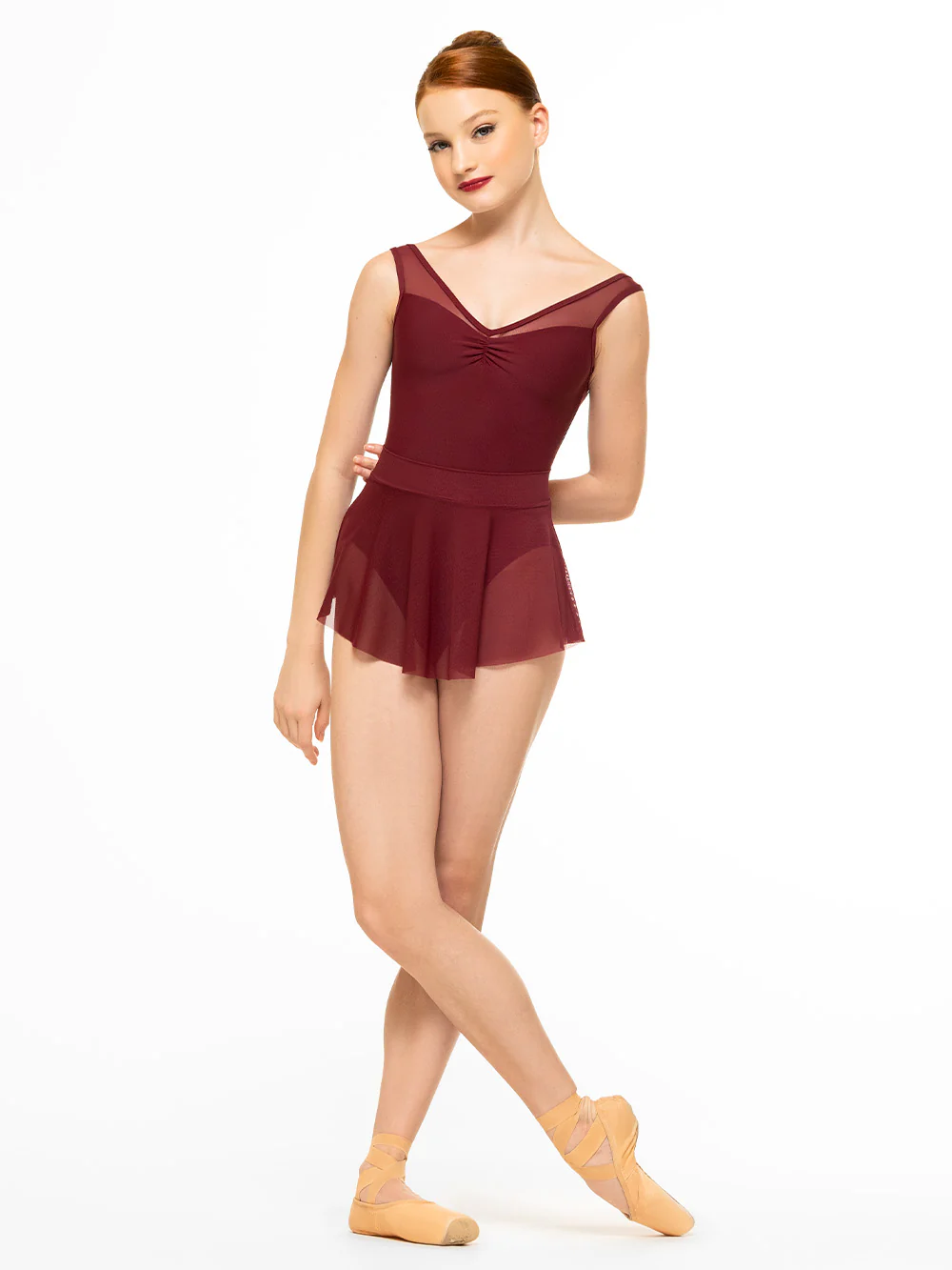 Fabiola Leotard Wine RTW - Image 3