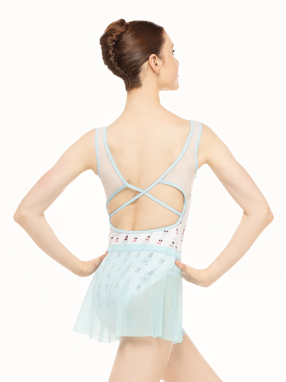 Flare Skirt Blue Star Mesh RTW - Image 5