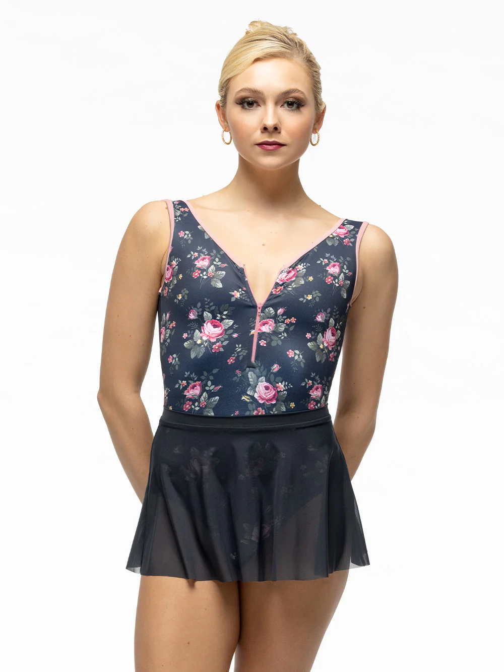 Flare Skirt Dark Grey Mesh RTW - Image 3