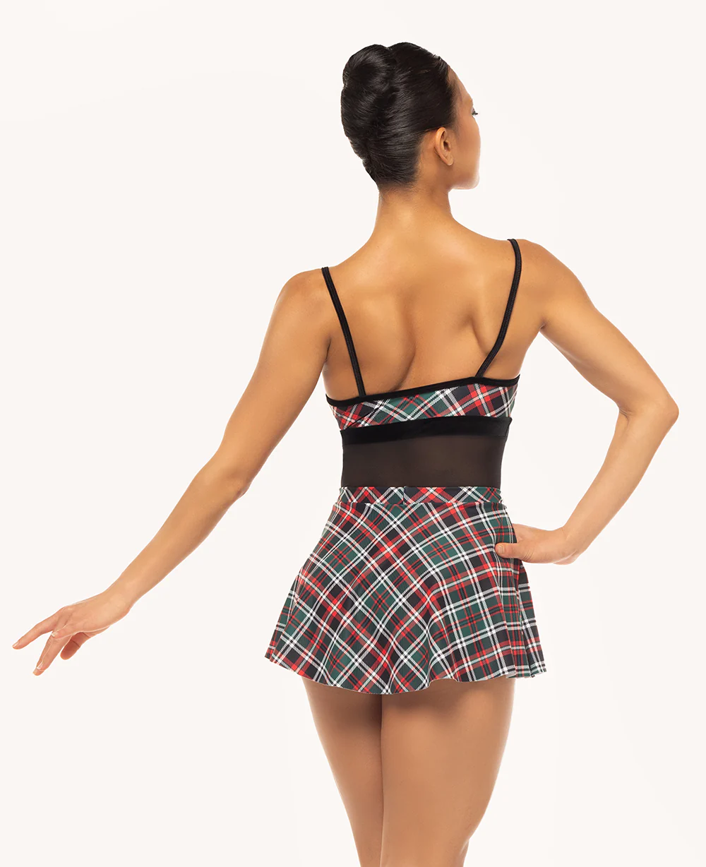 Flare Skirt Holiday Plaid Alpine Kids RTW - Image 2