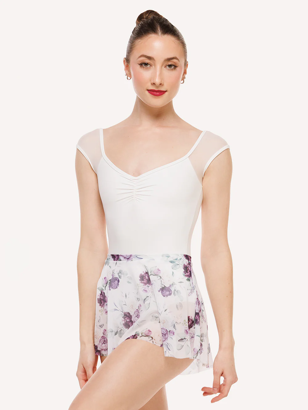 Flare Skirt Moonlit Garden White Mesh RTW - Image 3