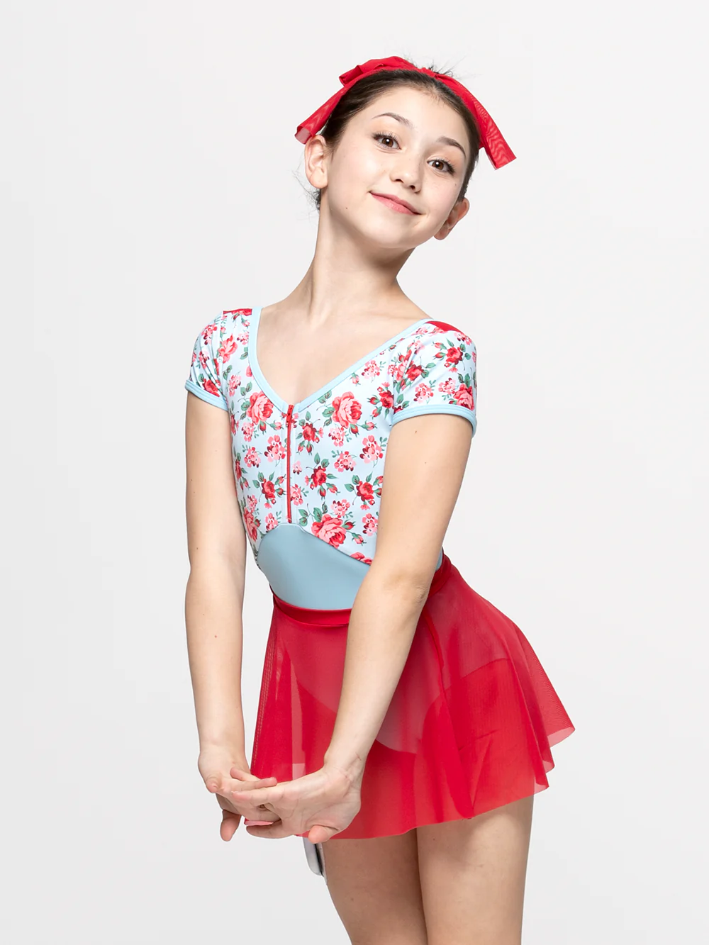Flare Skirt Red Mesh RTW - Image 4