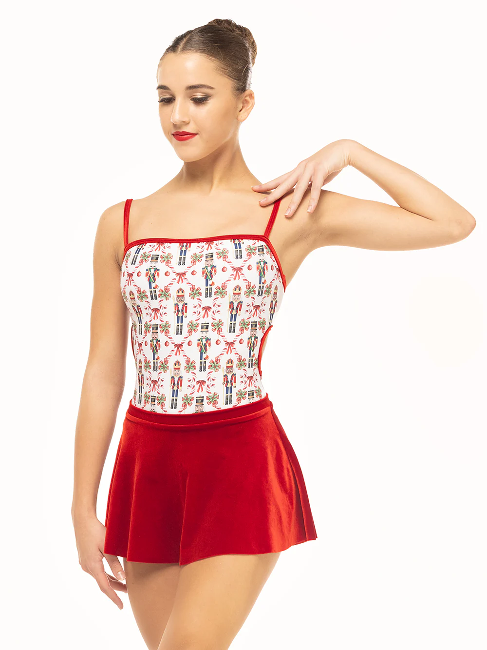 Flare Skirt Red Velvet RTW - Image 3