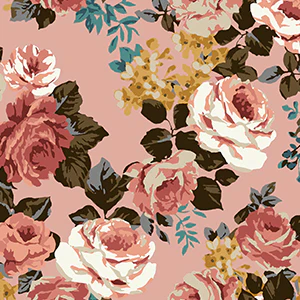 Flare Skirt Rhapsody Rose Mesh RTW - Image 4