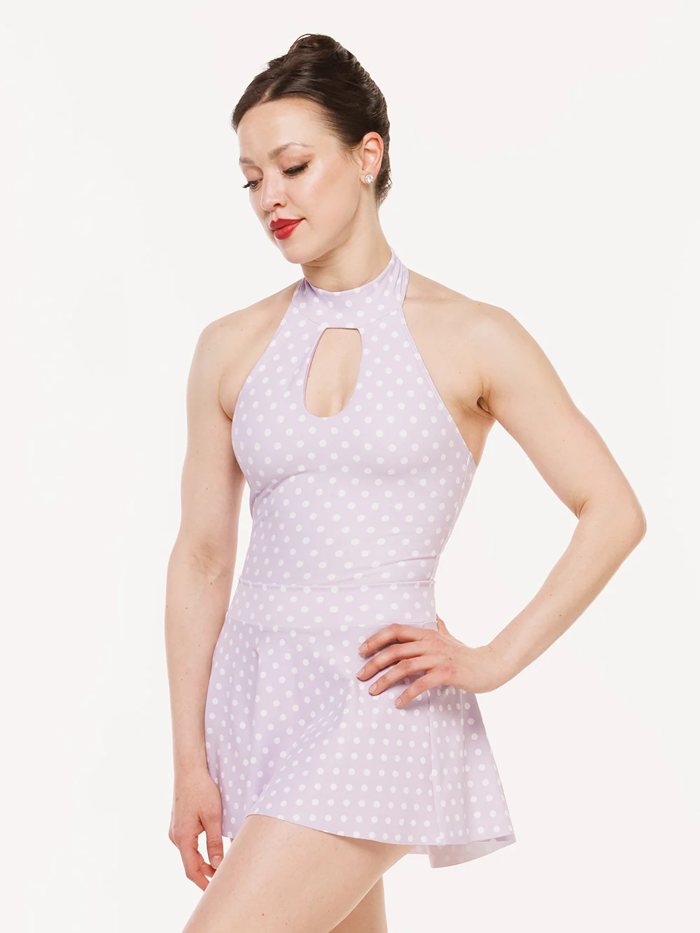 Flare Skirt Light Whisper Polka Dot RTW