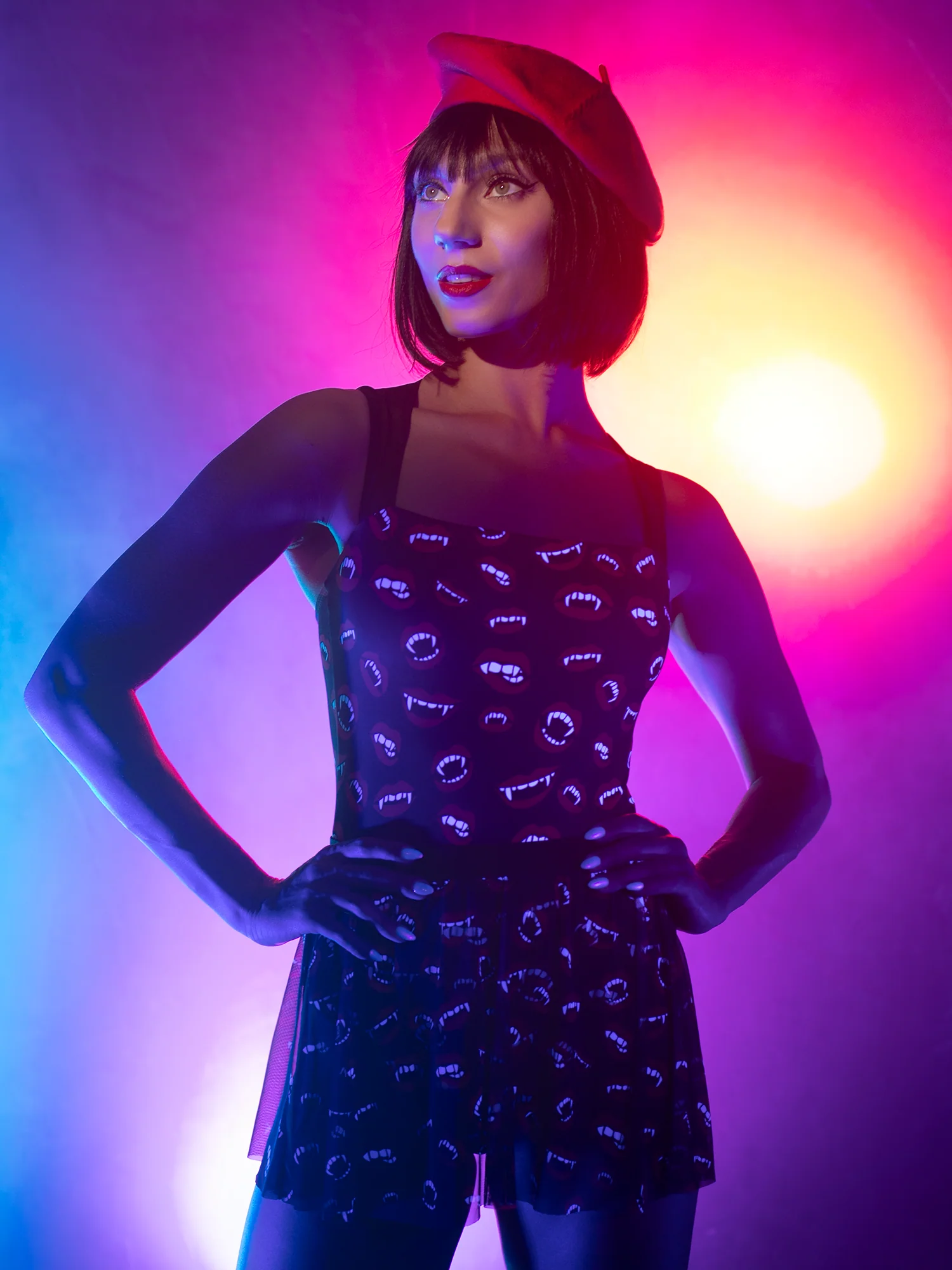 Flirty Skirt Black Bitten Mesh RTW - Image 3