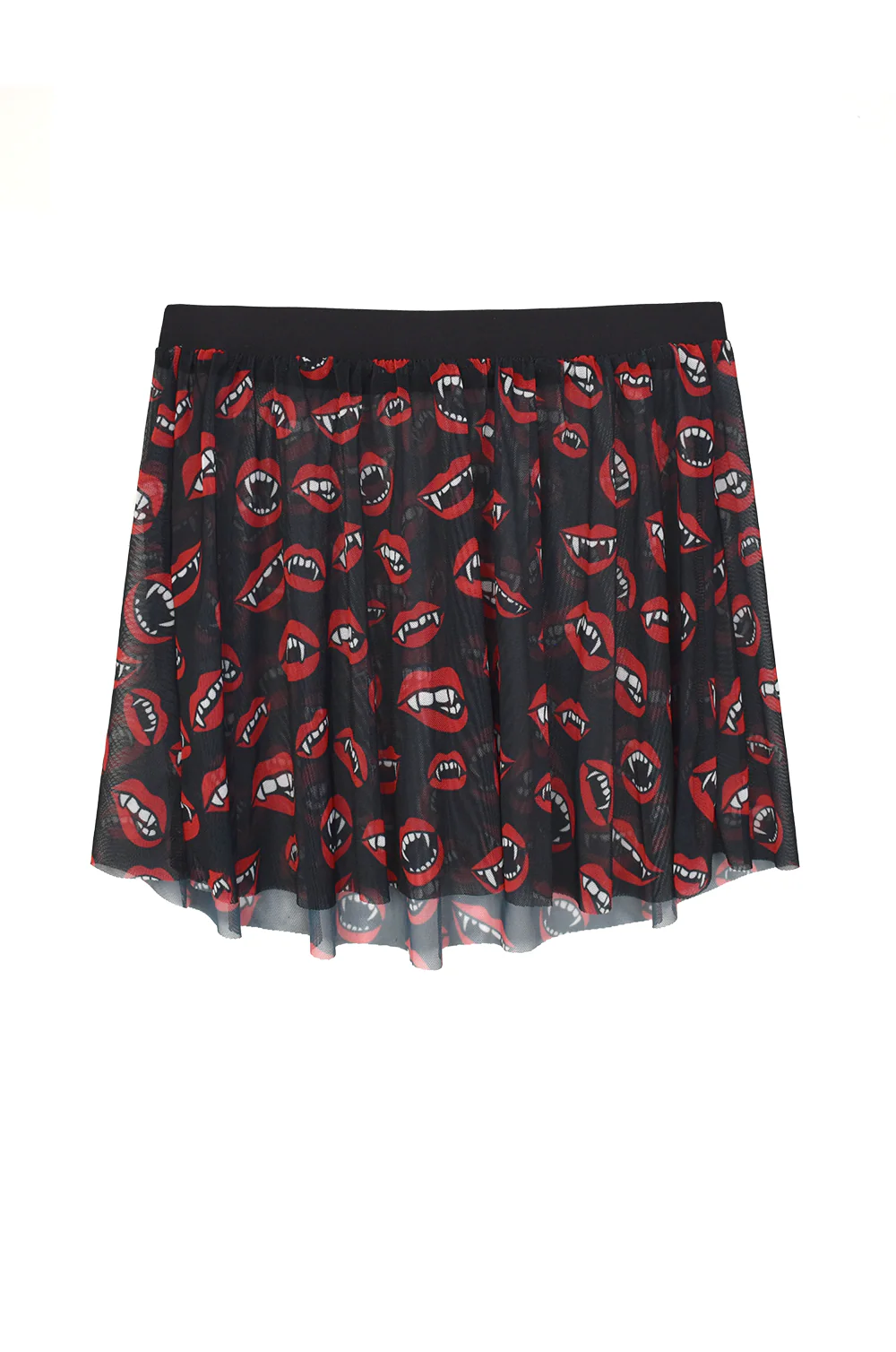 Flirty Skirt Black Bitten Mesh RTW - Image 5