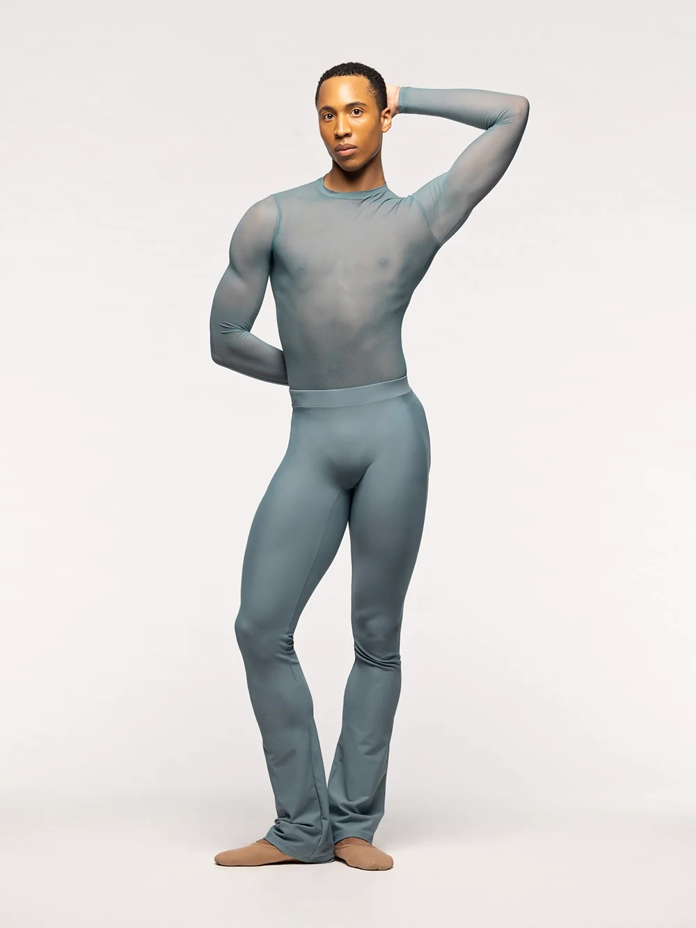 Gabe Leotard Blue Agave Mesh RTW - Image 3