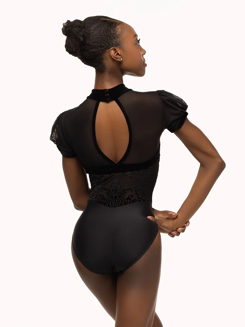 Grace Leotard Baroque Black Kids RTW - Image 2
