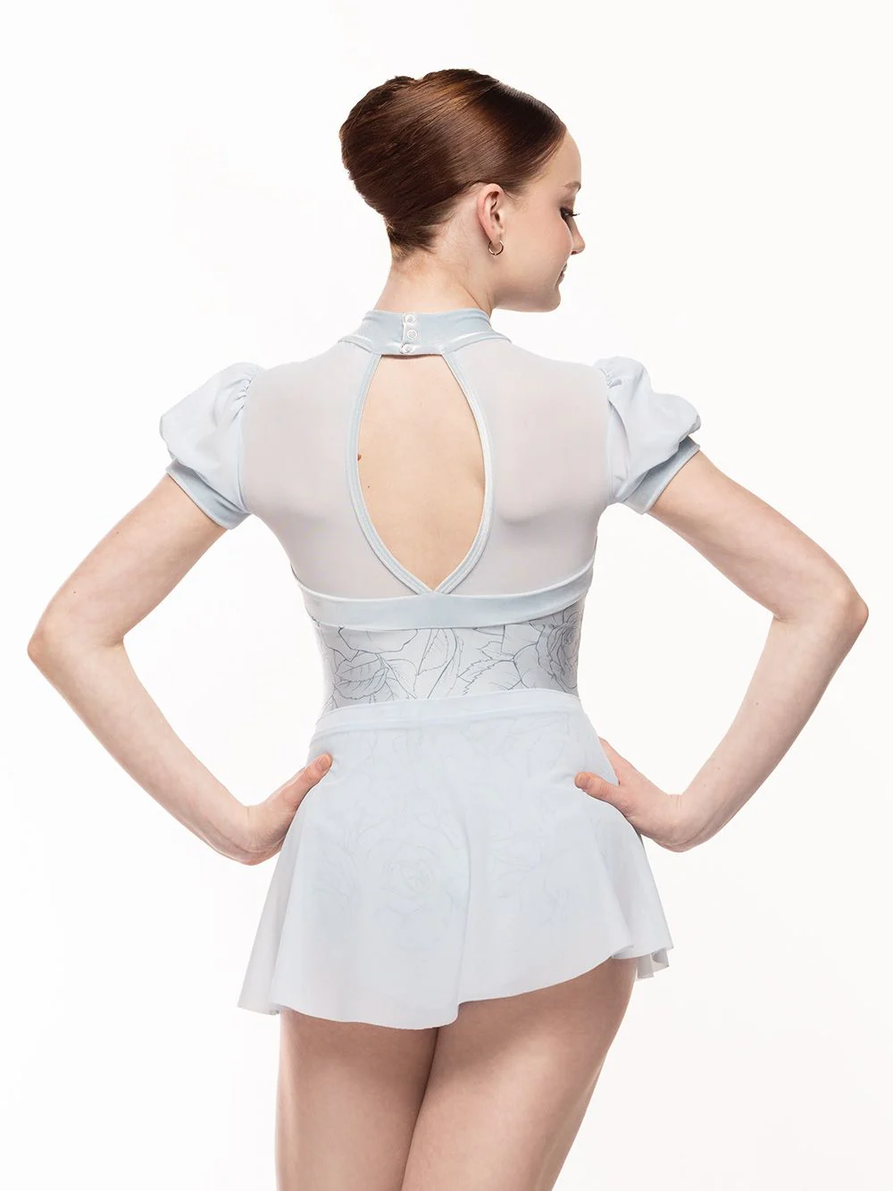 Grace Leotard Stencil Flowers Kids RTW - Image 2