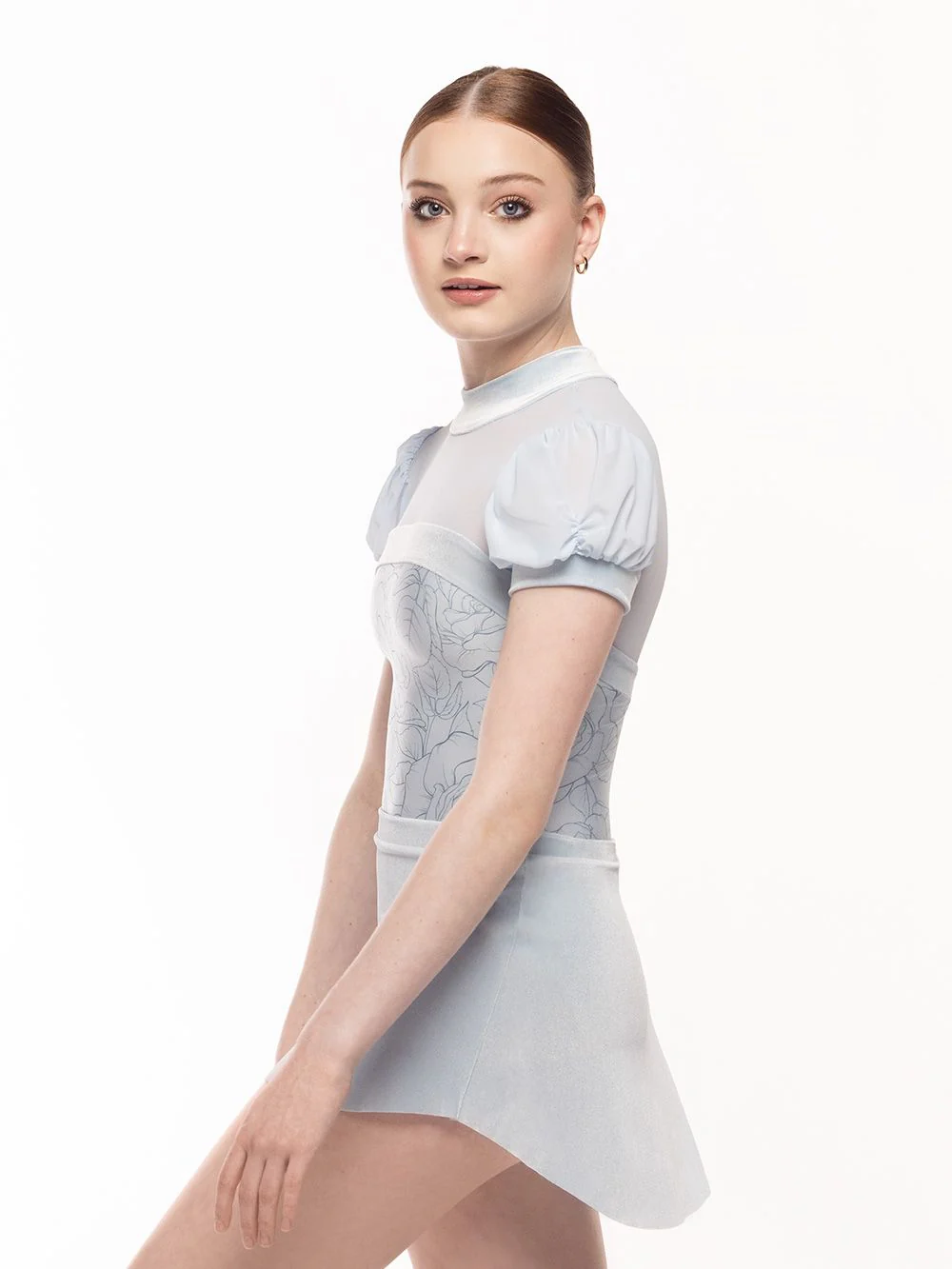 Grace Leotard Stencil Flowers Kids RTW - Image 3