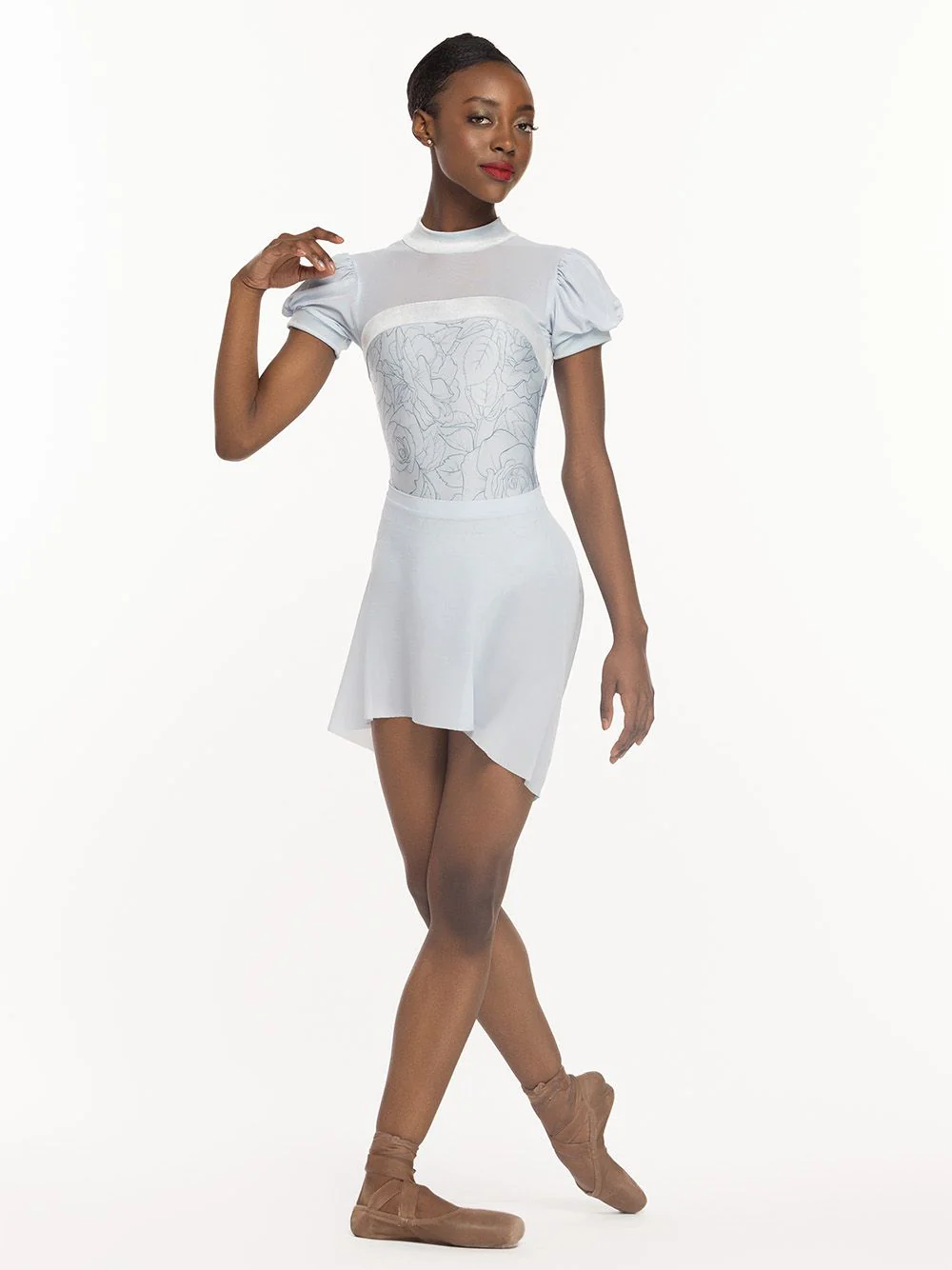 Grace Leotard Stencil Flowers Kids RTW - Image 6