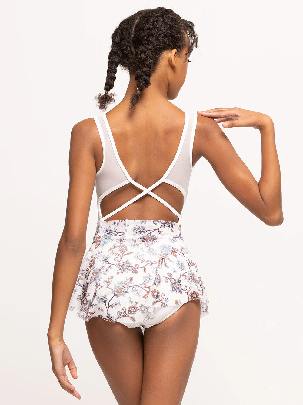 Hipster Skirt Crescendo White Mesh Kids RTW - Image 2