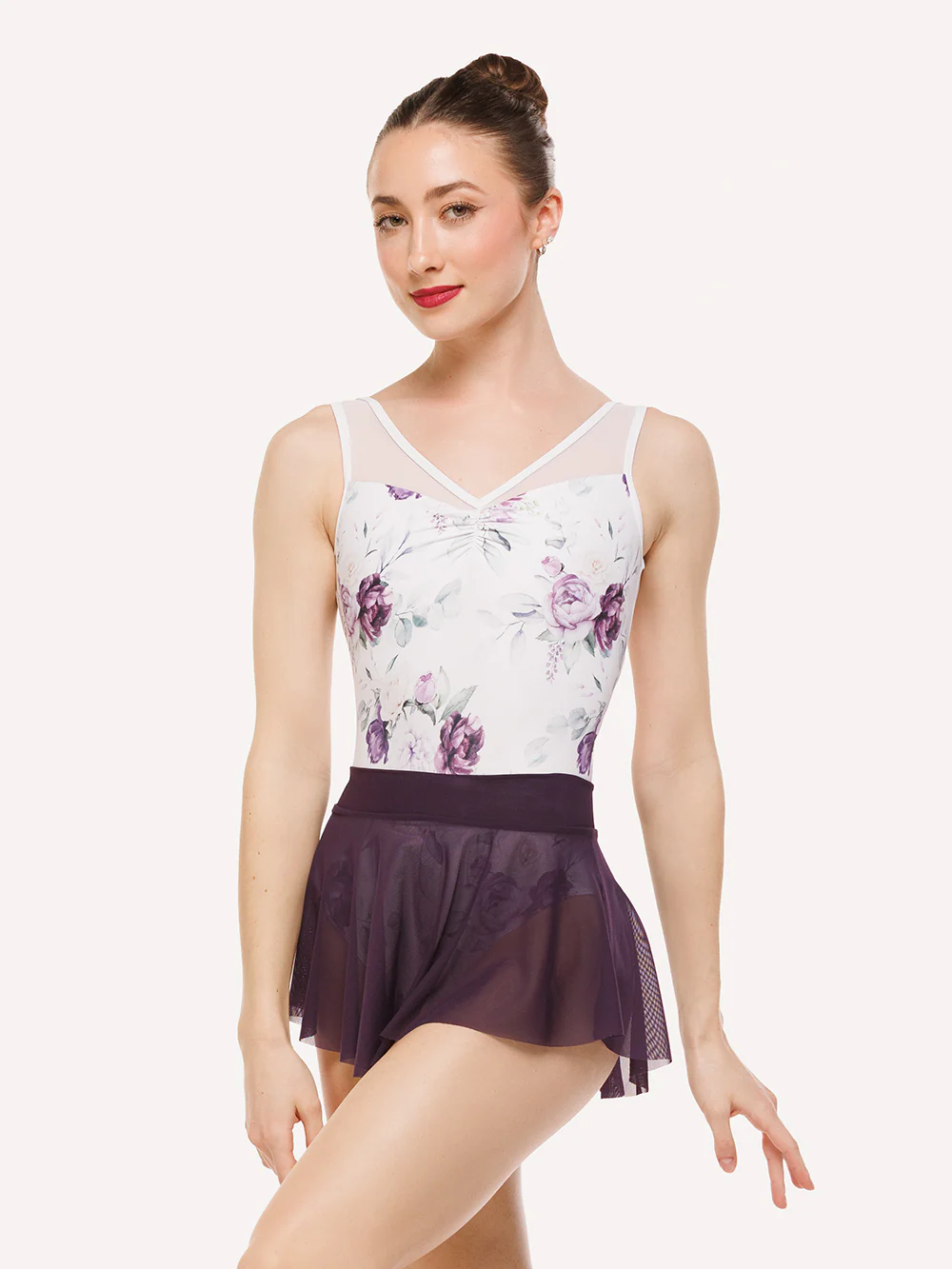 Hipster Skirt Eggplant Mesh Kids RTW - Image 3