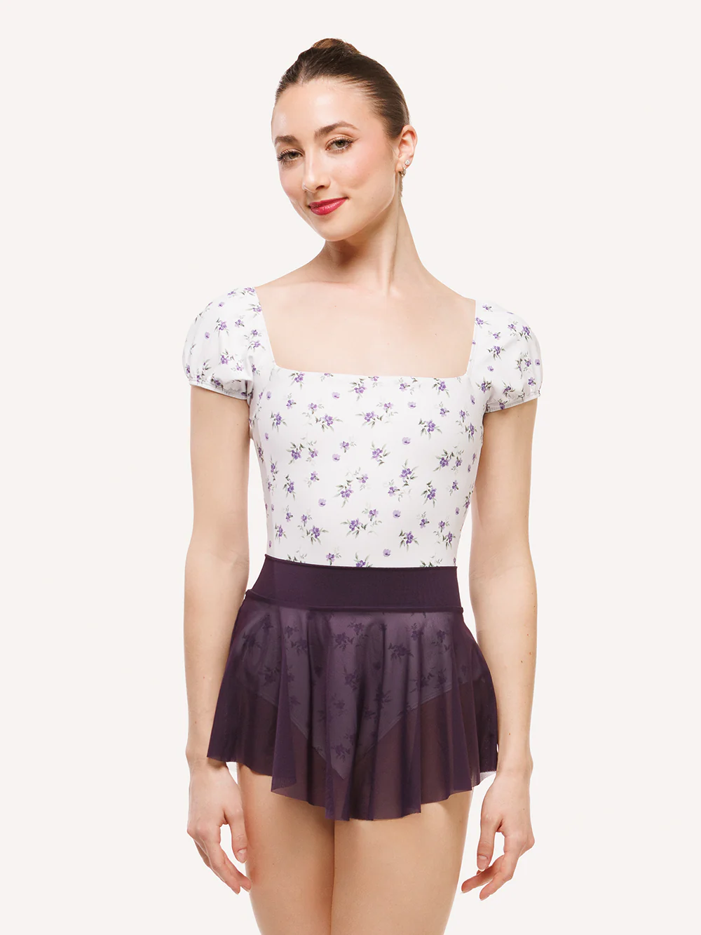 Hipster Skirt Eggplant Mesh Kids RTW - Image 5