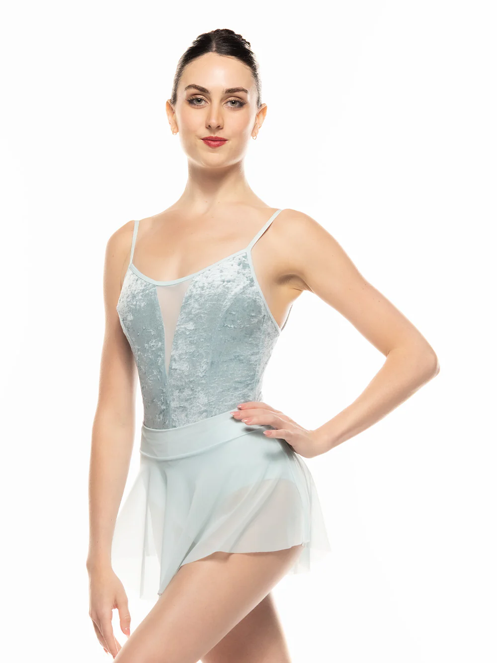 Hipster Skirt Kids Powder Blue Mesh RTW - Image 7