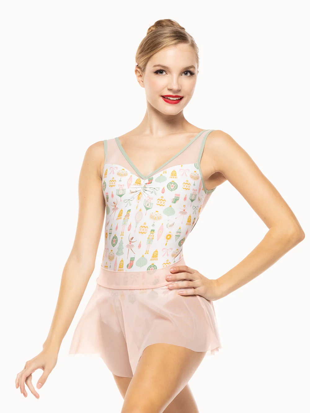 Hipster Skirt Kids Powder Pink Mesh RTW - Image 13