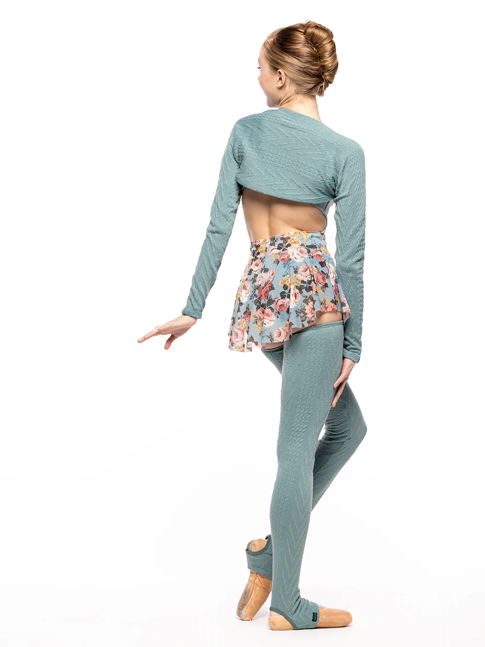 Hipster Skirt Rhapsody Misty Blue Mesh RTW - Image 6