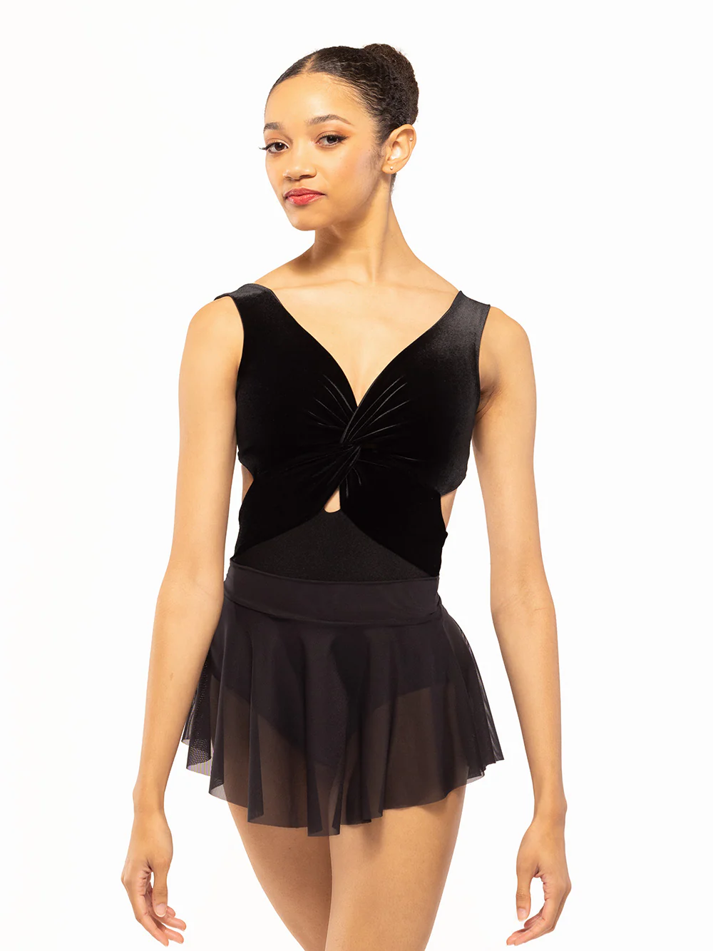 Jackie Leotard Black Velvet Kids RTW - Image 4