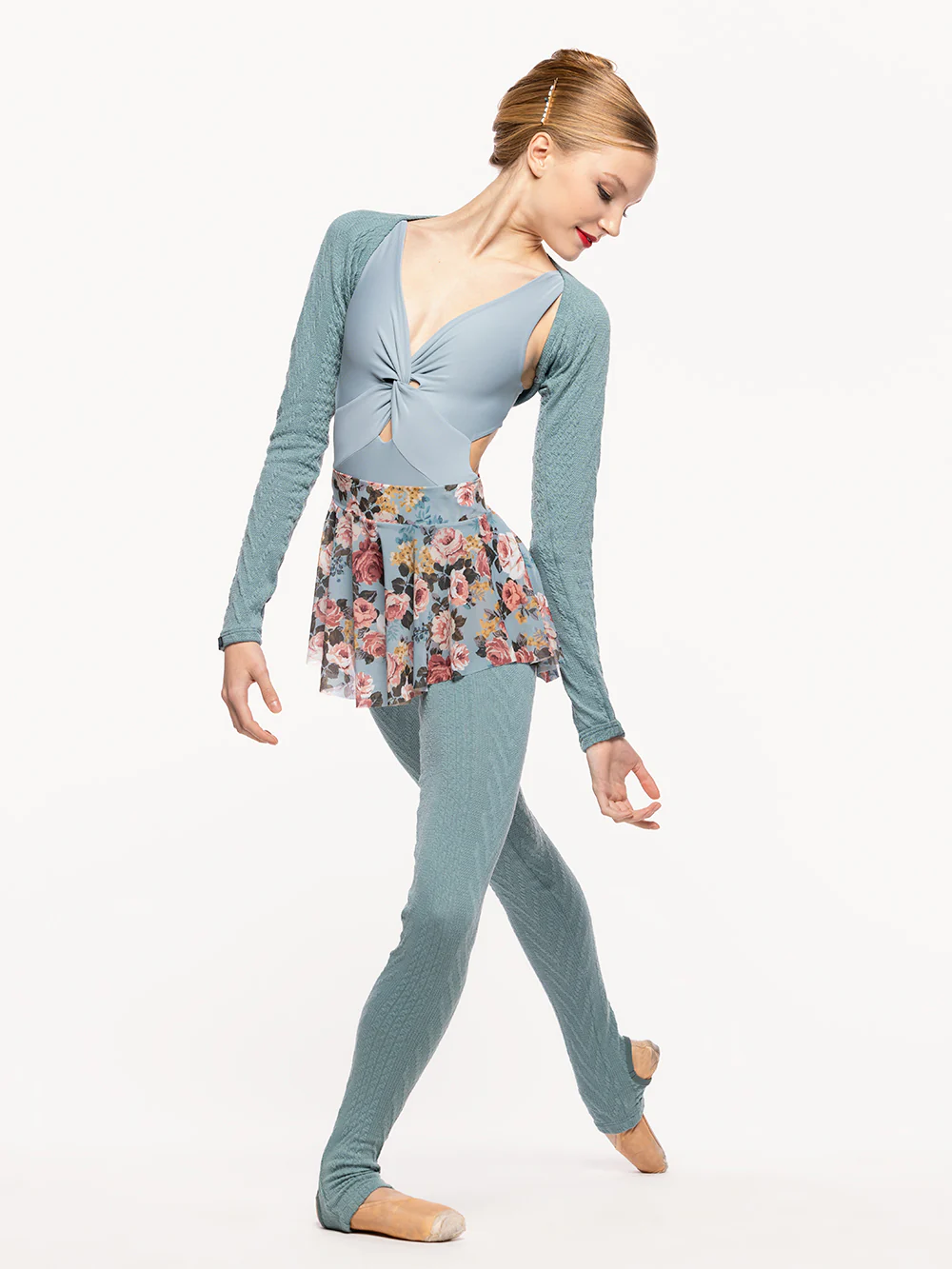 Jackie Leotard Misty Blue Kids RTW - Image 8