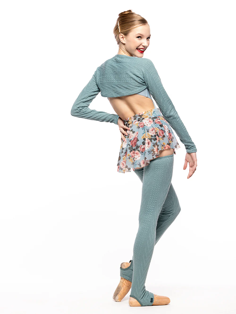 Jackie Leotard Misty Blue Kids RTW - Image 9