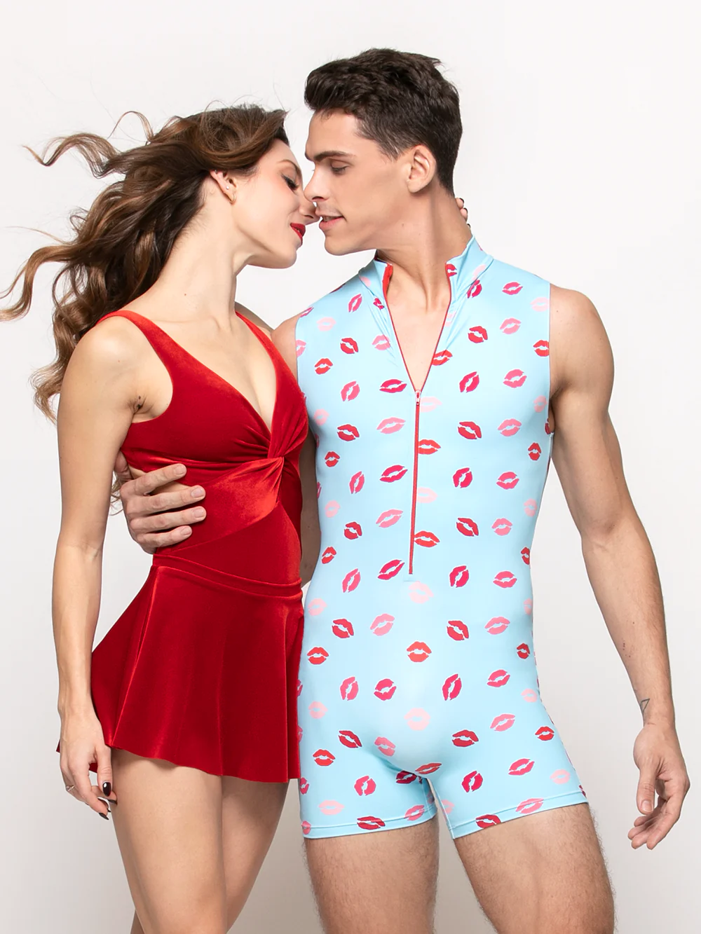 Jackie Red Velvet Leotard RTW - Image 12