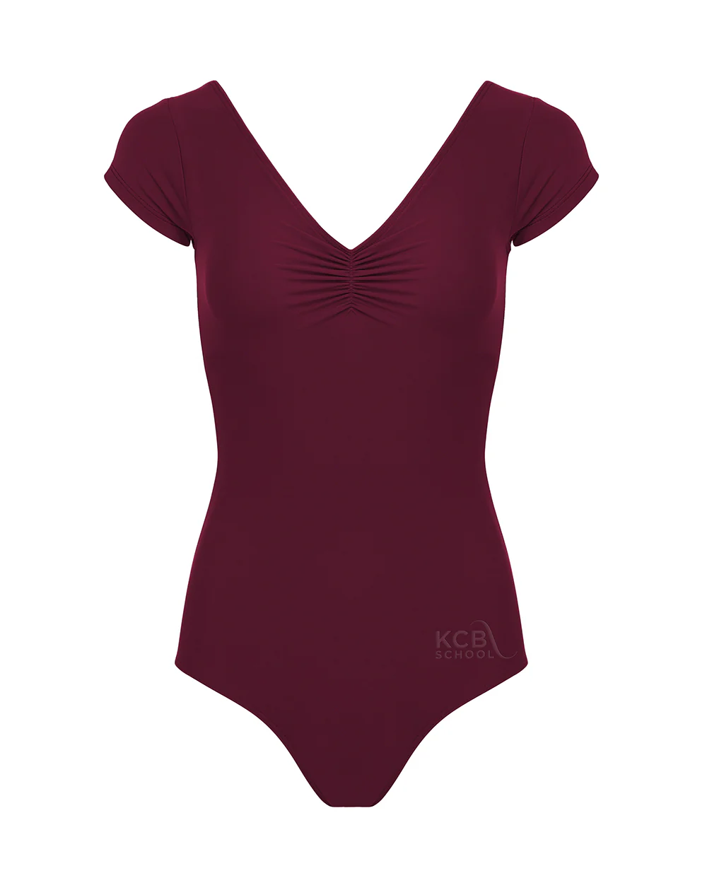 KCB Level 4 & 5 Sophia Leotard Cap Sleeve Wine