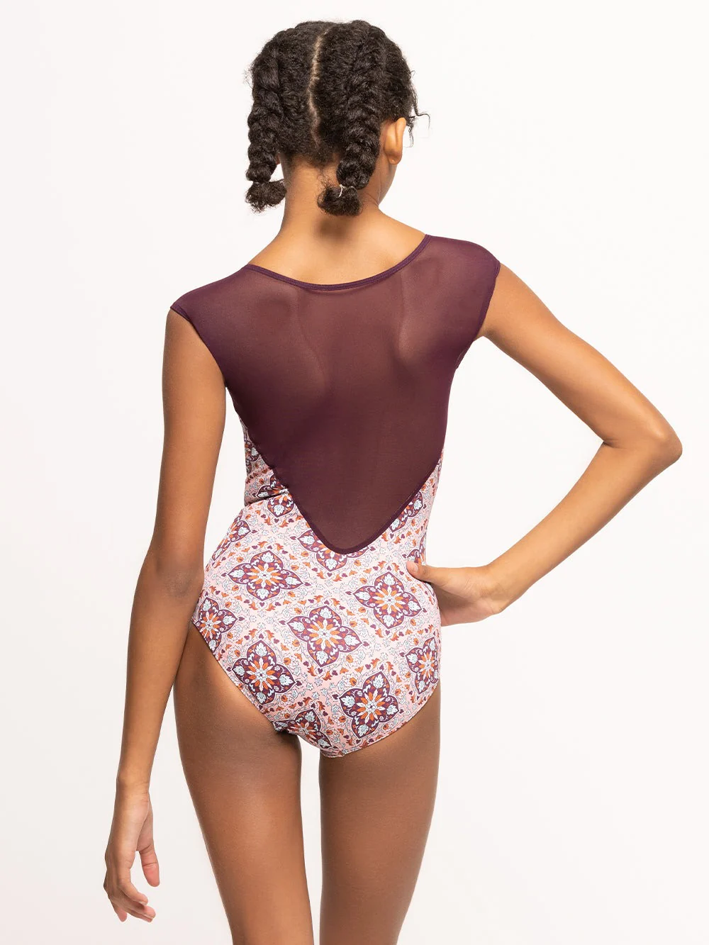 Kelsey Medallion Pink Kids Leotard RTW - Image 2