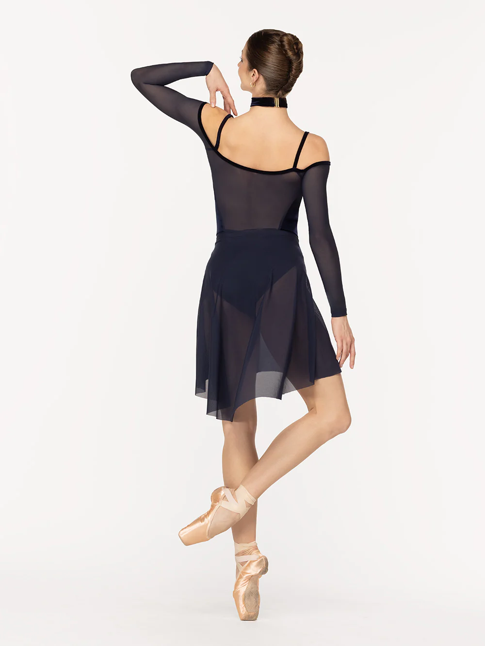 Long High-Low Skirt Eclipse Mesh RTW - Image 2