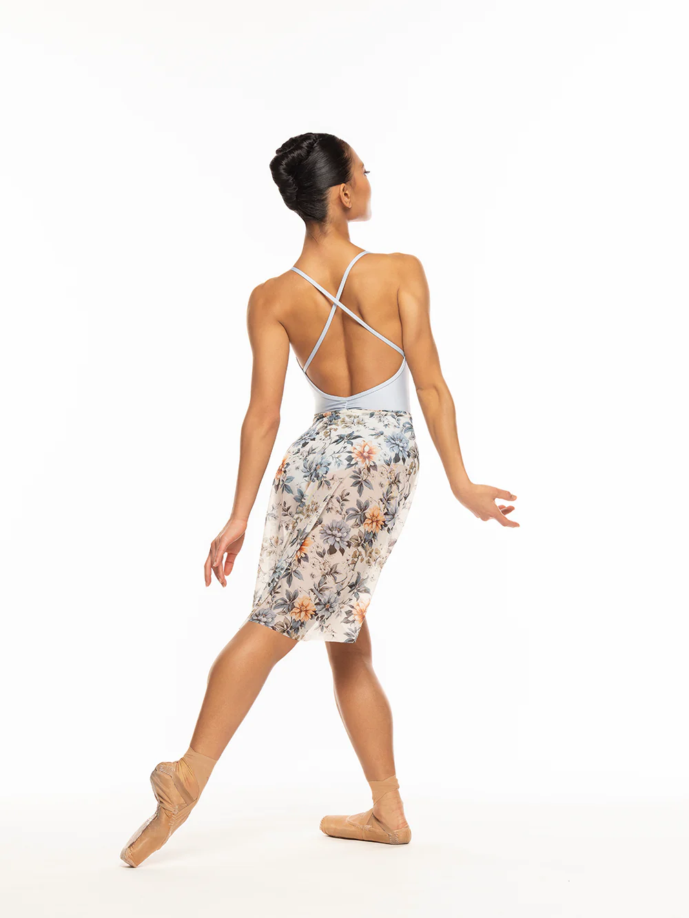 Long High-Low Skirt Feeling Blue Mesh Kids RTW - Image 2